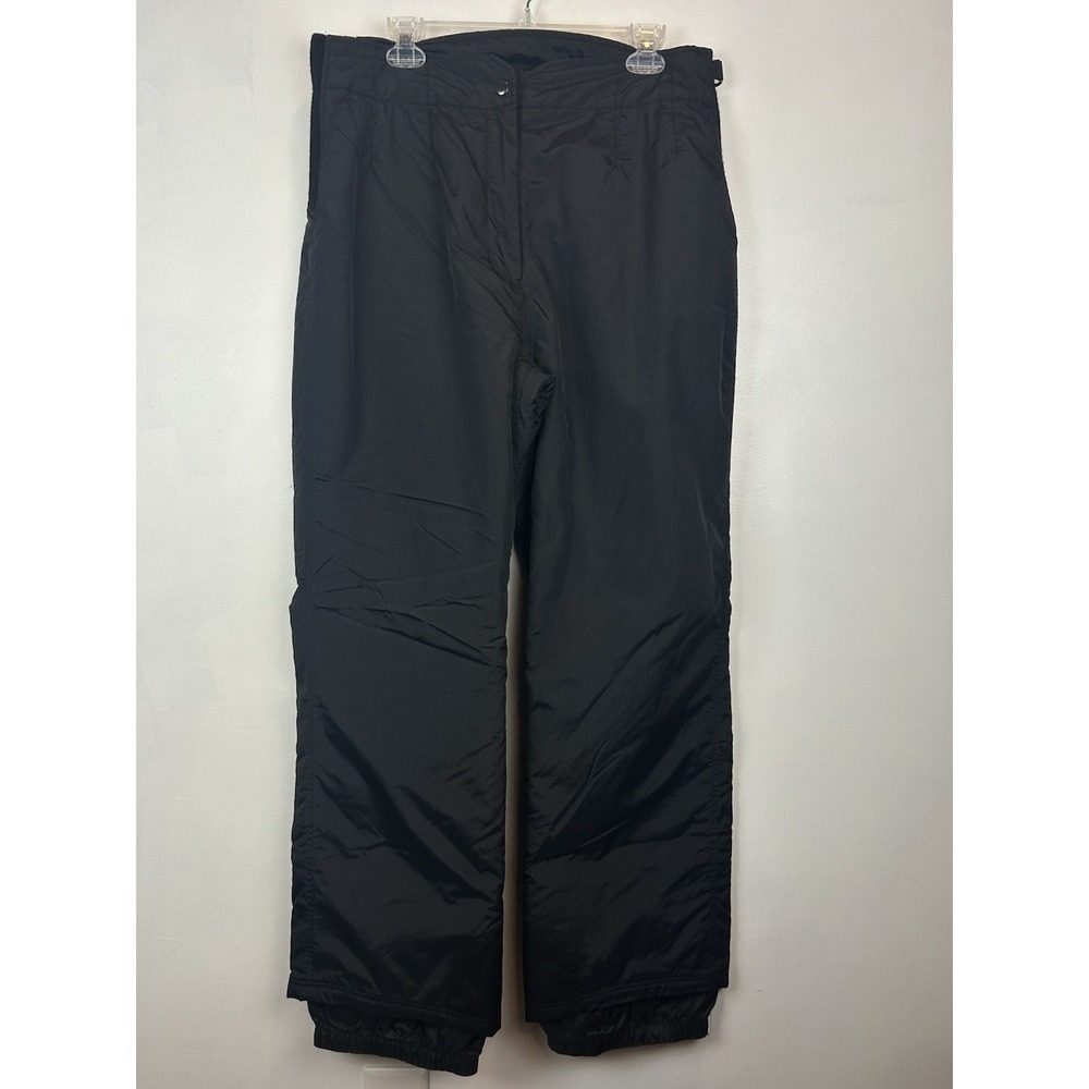 Obermeyer Snow Pants Womens 16 Black Softshell Insulated Ski Snowboard